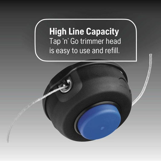 128LD Gas String Trimmer, 28-cc 2-Cycle, 17-inch Straight Shaft Gas String Trimmer with Tap 'n Go trimmer head