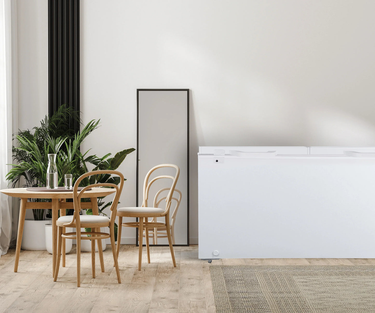 Beach 21 Cu. ft. Chest Freezer, Double Doors, HZ9212, White