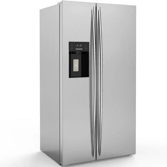 36" Side By Side 20.01 Cu. ft. Built-in Refrigerator with Freezer & Ice Maker Included