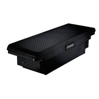 61.86 Matte Black Aluminum Low Profile Truck Tool Box for Mid-Size Trucks