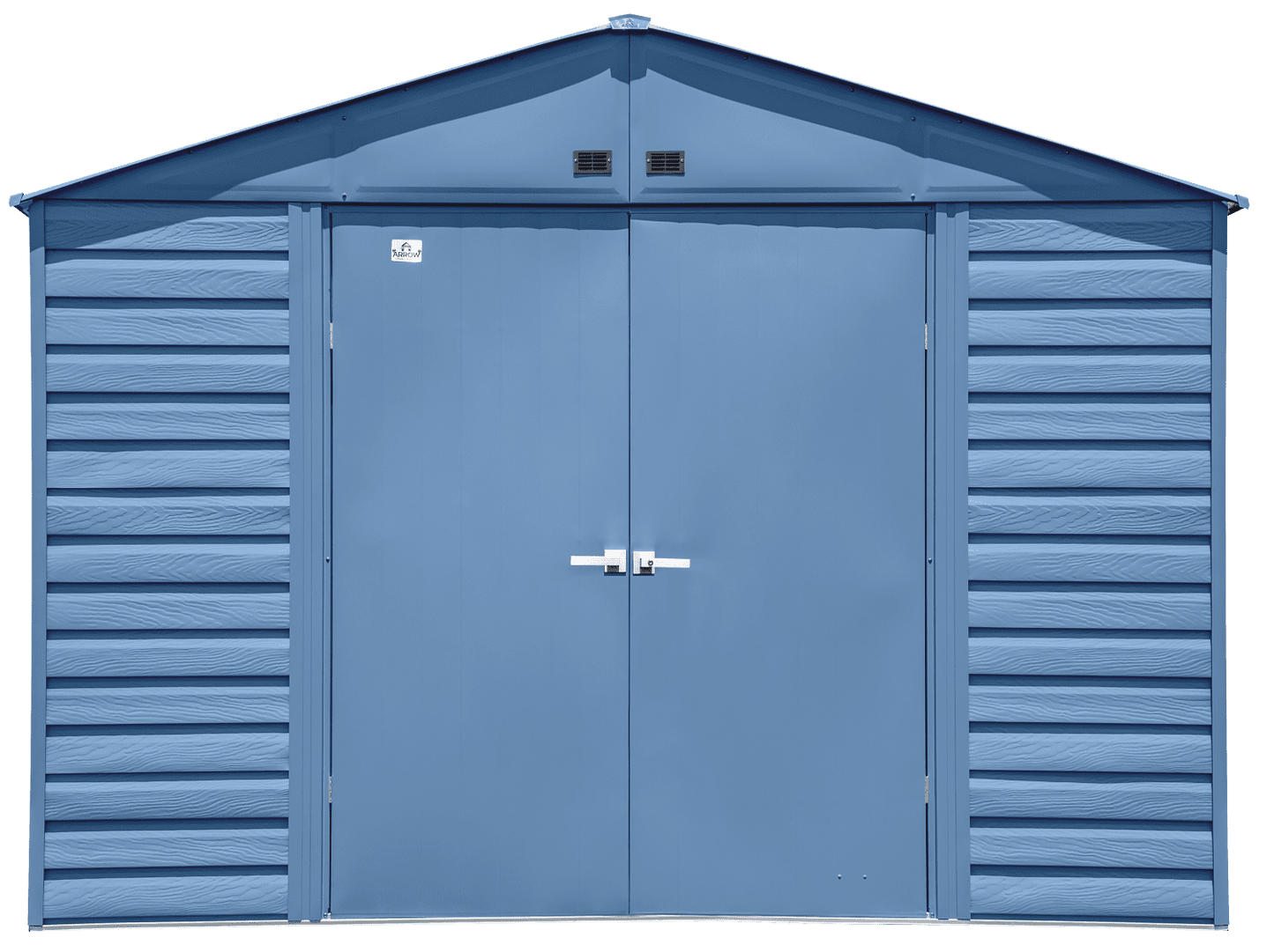 Arrow Select Steel Storage Shed, 10x14, Blue Grey