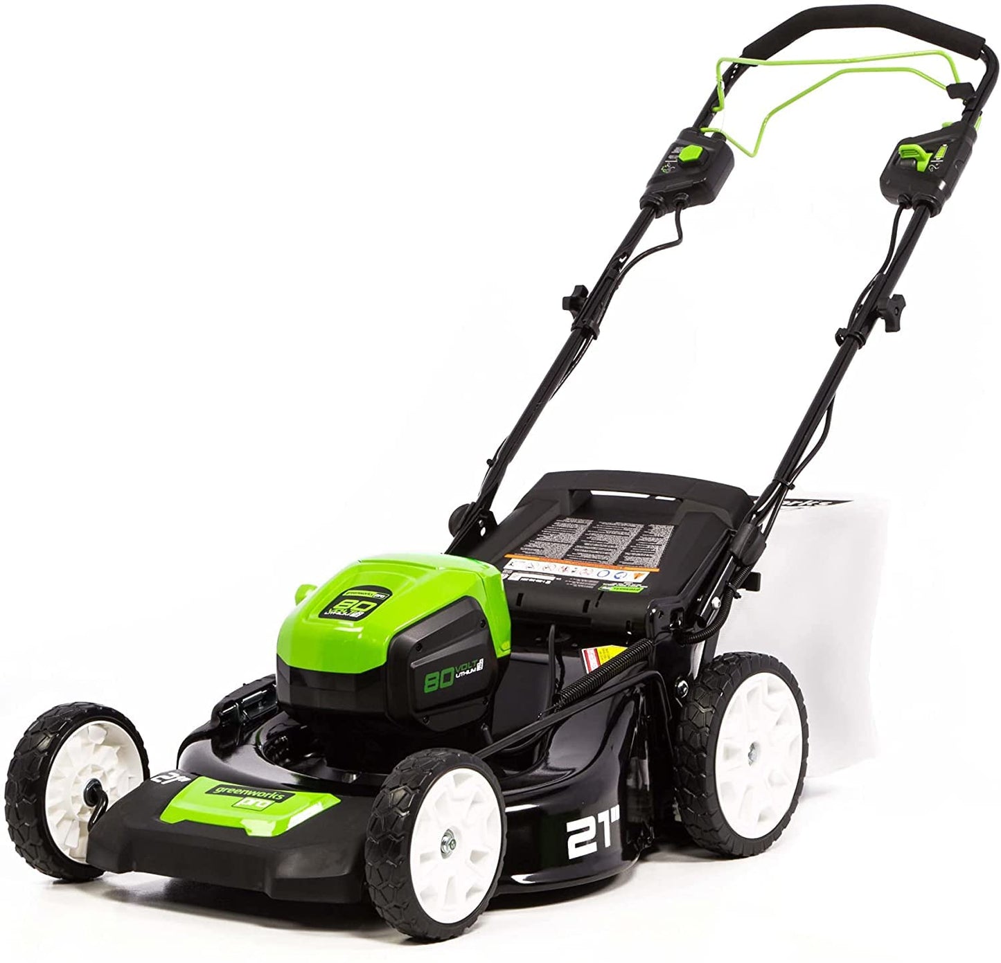 80V Cordless 21′′ Self-Propelled Brushless Lawn Mower | Greenworks