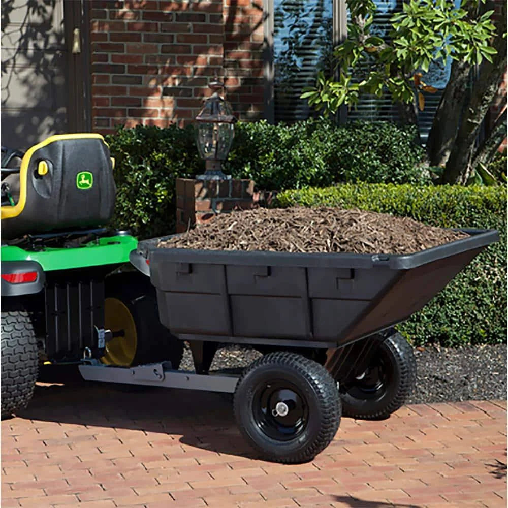 12.5 Cu. ft. 1000 lb. Capacity Poly Swivel Dump Cart