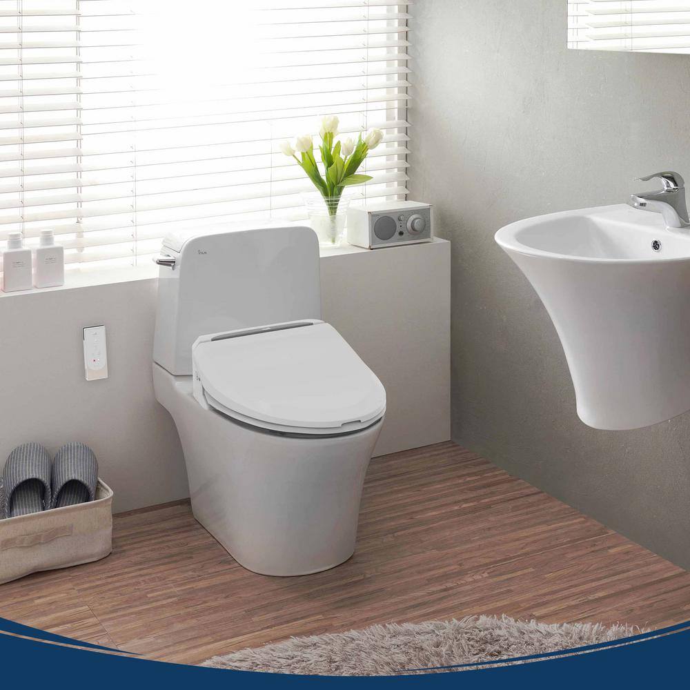 USPA 6800 Luxury Electric Bidet Seat for Elongated Toilets in White USPA6800-E