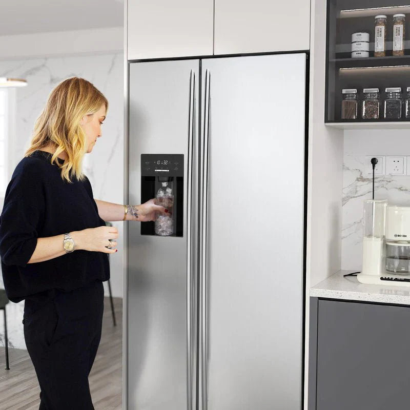 36" Side By Side 20.01 Cu. ft. Built-in Refrigerator with Freezer & Ice Maker Included