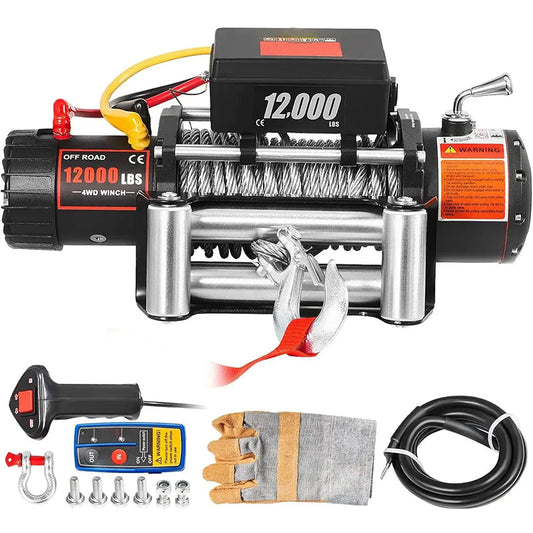 Truck Winch - 2000 lbs Electric Winch, 26m Cable, Wireless Remote Control