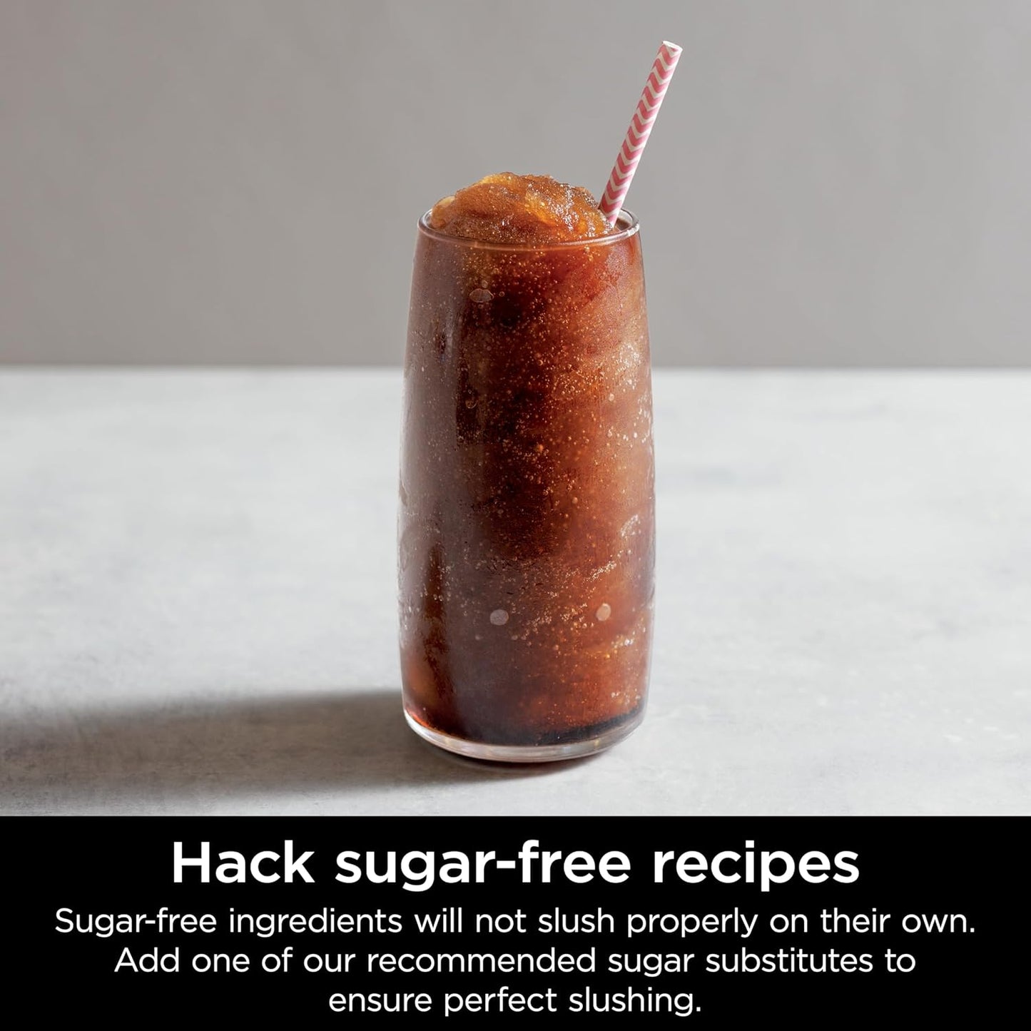 SLUSHi with RapidChill Technology, 88 oz. Frozen Drink & Slushie Machine, 5 Preset Programs, Margaritas, Frappés, and More, Premium Accents, Black, FS301